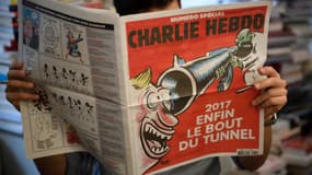 Exemplaire de l'hebdomadaire Charlie Hebdo (illustration)
