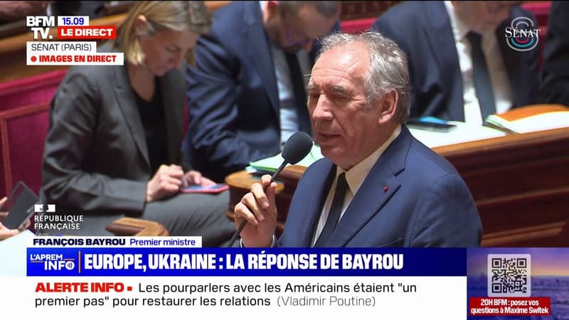 Guerre en Ukraine: François Bayrou évoque un 