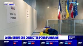 Lyon : début des collectes pour l'Ukraine
