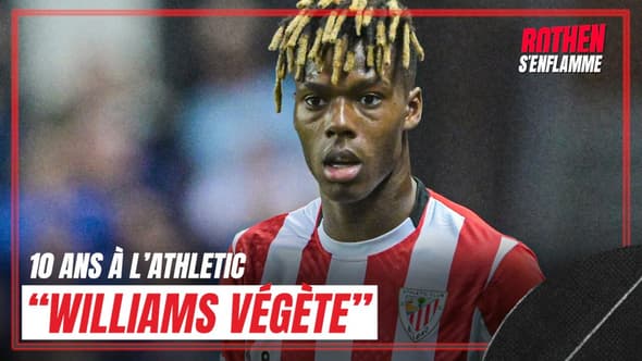 Liga : "Williams prolonge 10 ans à l'Athletic : Il végète" s'inquiète Dugarry 