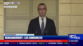 Annonce du nouveau gouvernement 
