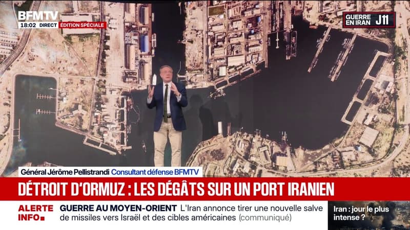 Ces images satellites témoignent des dégâts sur le port iranien de Bandar Abbas