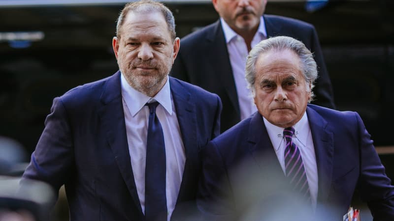 Harvey Weinstein et son avocat.