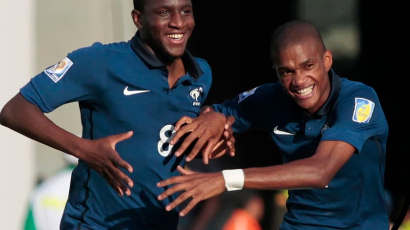 Gueida Fofana avec Loïc Nego lors du Mondial U20 cet été