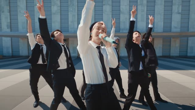 Le groupe BTS à l'ONU