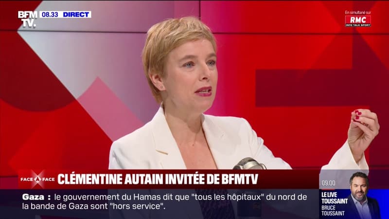Clémentine Autain, députée LFI: 