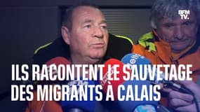 "On est tous choqués": ils racontent le sauvetage en mer des migrants à Calais