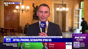 Remaniement: "Emmanuel Macron n'est plus qu'entouré de fidèles qui lui dévouent une passion immodérée", pour Laurent Jacobelli (RN)