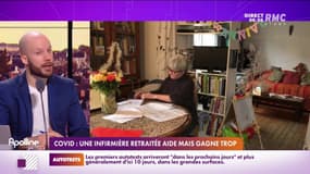 Infirmière, Evelyne est sortie de sa retraite pour donner un coup de main
