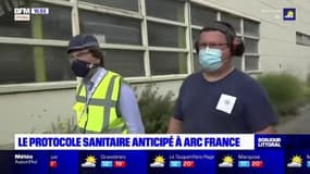 Covid-19: le protocole sanitaire anticipé à Arc France