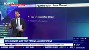 BFM Business avec vous: La prime Macron est-elle imposable ? - 07/07