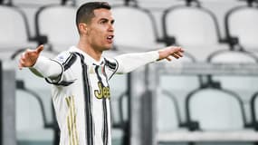 Cristiano Ronaldo face à Crotone le 27 février 2021.