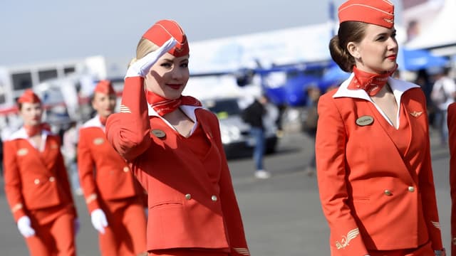 Pour l'image de marque de la compagnie, Aeroflot préfère les hôtesses jeunes et sveltes.