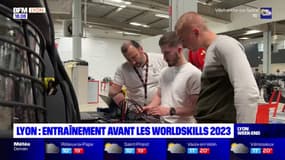 Lyon: les champions régionaux s'entrainent avant la finale des Worldskills 2023