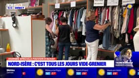 Nord-Isère: un vide-grenier permanent à la Tour du Pin 