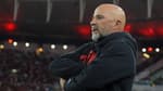 Jorge Sampaoli lors du match Flamengo-Internacional (0-0, 21e journée du championnat brésilien), le 26 août 2023