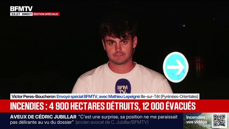 Incendie dans les Pyrénées-Orientales: le feu a parcouru 4.900 hectares, près de 12.000 personnes ont été évacuées