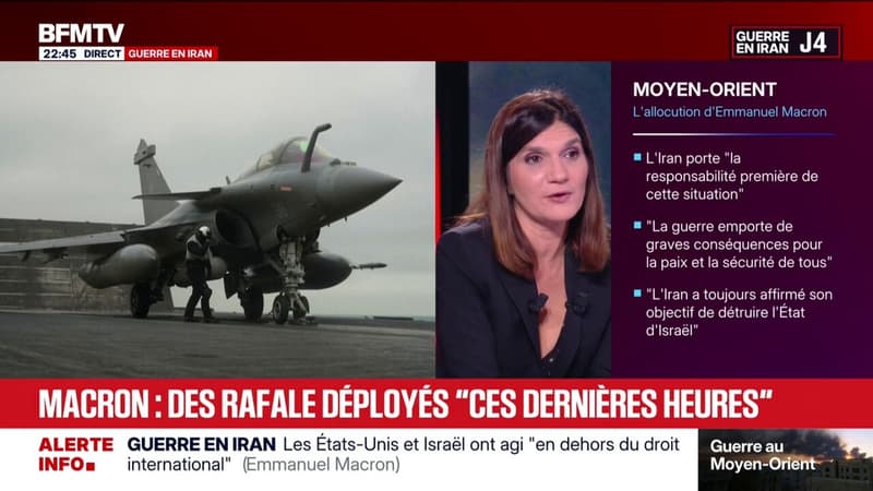 "Je dis à nos ressortissants de faire confiance à nos services diplomatiques et consulaires", déclare Alice Rufo, ministre déléguée auprès de la ministre des Armées