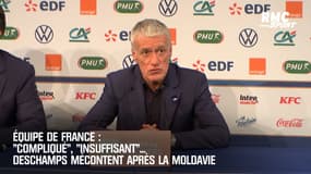 Équipe de France : "Compliqué", "insuffisant"... Deschamps mécontent après la Moldavie