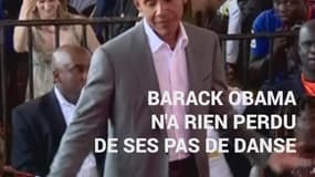 Barack Obama n'a rien perdu de ses pas de danse