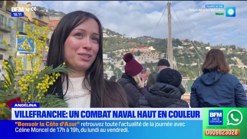 Villefranche-sur-Mer: des milliers de personnes ont pris part au combat naval fleuri