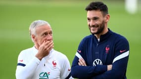 Hugo Lloris et Didier Deschamps
