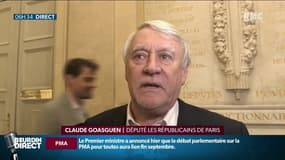 "Je reste un opposant qui n'est pas systématique", Claude Goasguen (LR) s’est abstenu lors du vote de confiance au gouvernement