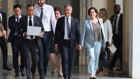 Gérald Darmanin a annoncé la création d'un pôle judiciaire contre la criminalité organisée en Corse, le mercredi 4 juin 2025.