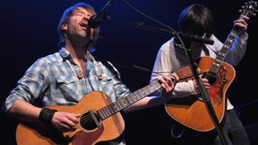 Le groupe Radiohead sur scène en 2010.
