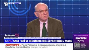 SNCF: pour Michel Quidort (Fnaut), "la grève reconductible est génératrice d'incertitude et de stress pour les usagers"