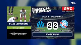 OM 2-2 Strasbourg : L'incroyable nul au Vélodrome avec les commentaires RMC 