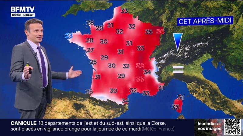 Des orages dans l'Est, la canicule se poursuit: la météo du mardi 4 août