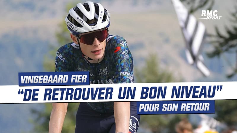 Tour de France : Vingegaard se satisfait du niveau retrouvé