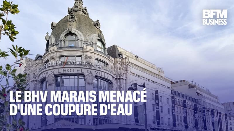 Le BHV Marais menacé d'une coupure d'eau