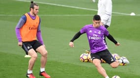 Gareth Bale et James Rodriguez, le 18 novembre 2016