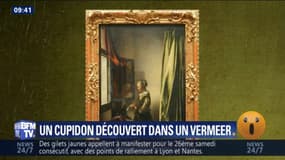 Un Cupidon découvert dans un fameux tableau de Vermeer
