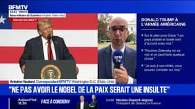 Discours de Donald Trump à l'armée: le président américain dit que le Hamas a "trois ou quatre jours" pour répondre à son plan pour Gaza