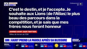 OM: Harit prend la parole après sa blessure