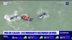 Pas-de-Calais: 243 migrants secourus en mer