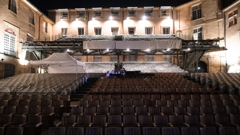 Le théâtre de l'Archevêché d'Aix-en-Provence en juin 2020.