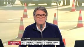 #GiletsJaunes - "On n'est pas contre eux, on veut simplement bosser !" Olivier, commerçant 