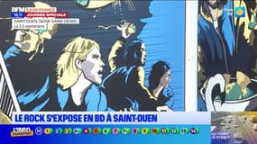 Saint-Ouen: le rock s'expose en BD