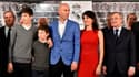 Zinedine Zidane entouré de sa famille et du président madrilène Florentino Perez