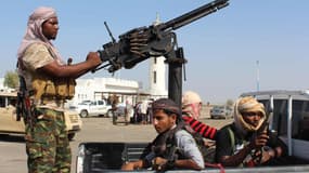 Les forces loyales au président yéménite, qui mènent un combat contre Al-Qaïda, le 23 avril 2016