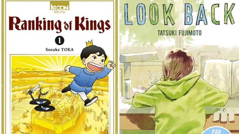 Les couvertures de "Ranking of Kings" et de "Look Back"