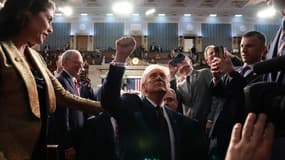 Le président américain Donald Trump a prononcé un long discours devant le Congrès dans la nuit de mardi à mercredi. 