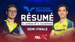 Résumé : Alexis Lebrun vs Calderano, un immense choc pour une place en finale (WTT Star Contender Ljubljana)