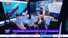 Une journaliste russe interrompt un JT avec une pancarte - L'hommage de Daniel Riolo
