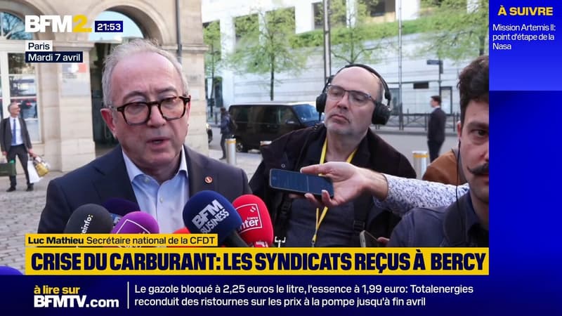 Hausse des prix du carburant: "Ce qu'on demande ce sont des mesures ciblées, en particulier sur les salariés les plus fragiles", déclare Luc Mathieu