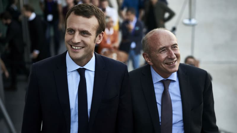 Emmanuel Macron et Gérard Collomb